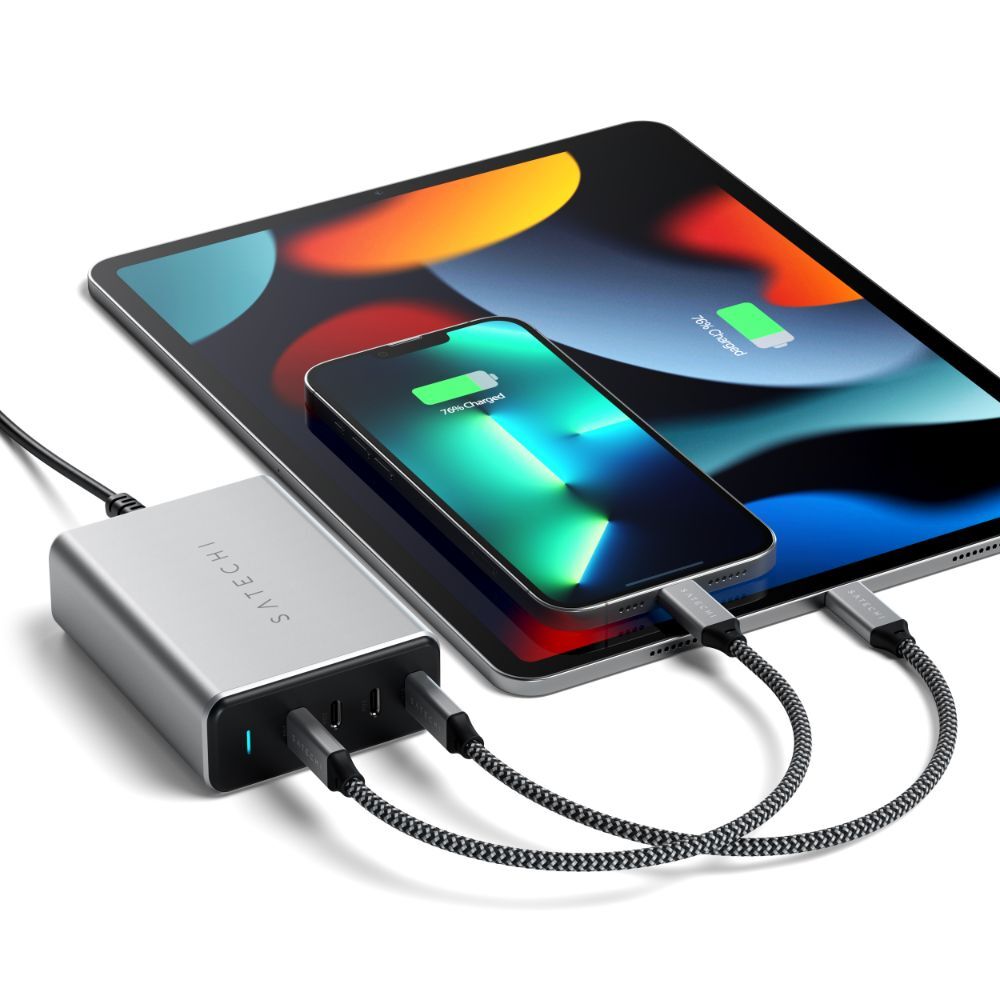 Satechi 165W USB-C 4-Port PD GaN Charger For MacBook Pro/iPad/iPhone 11/12/13 — image 2