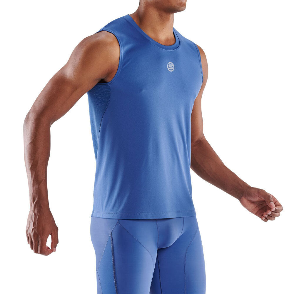 Skins Series 3 Mens L Tank Top Sport Activewear/Training/Gym/Fitness Blue — image 3