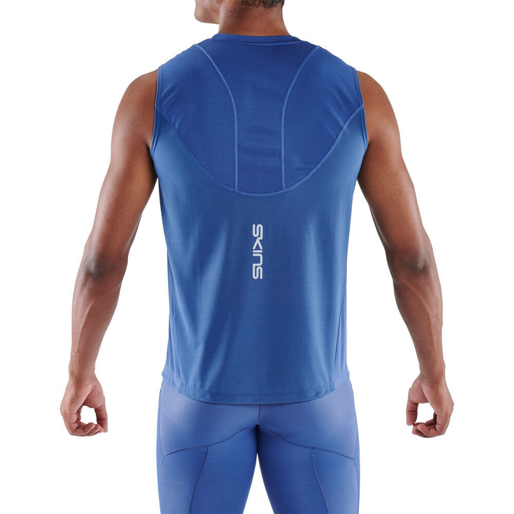 Skins Series 3 Mens L Tank Top Sport Activewear/Training/Gym/Fitness Blue — image 5