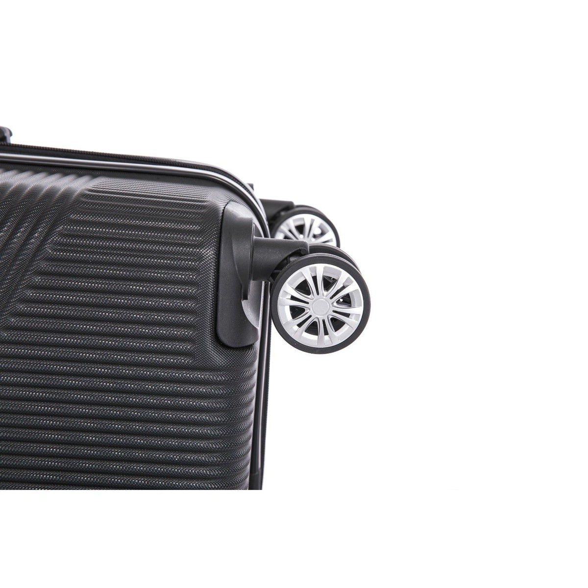 Swisstech Alpine 114L/76cm Checked Suitcase Luggage Travel Trolley Bag Black — image 10