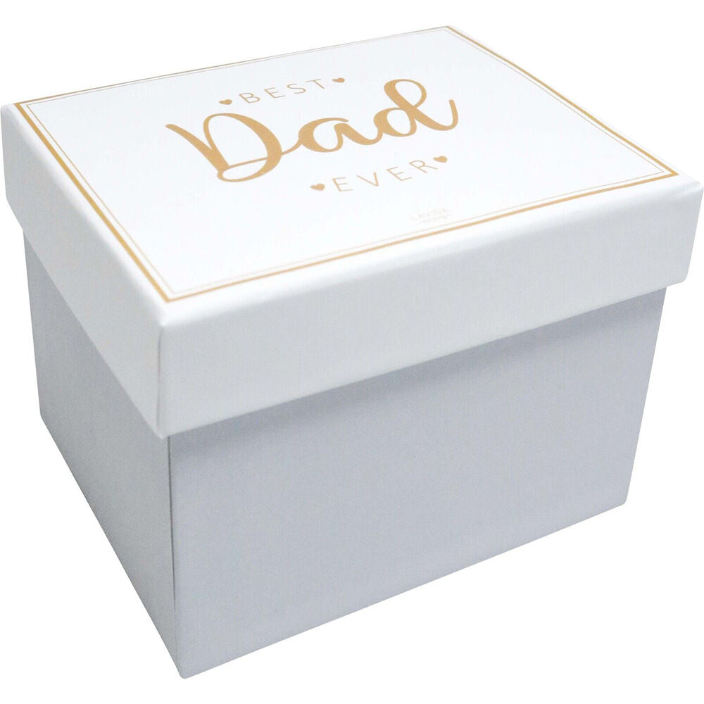 LVD 9.5x5x9.5cm White/Gold New Bone China Dad Gift Mug Drinking Cup — image 2