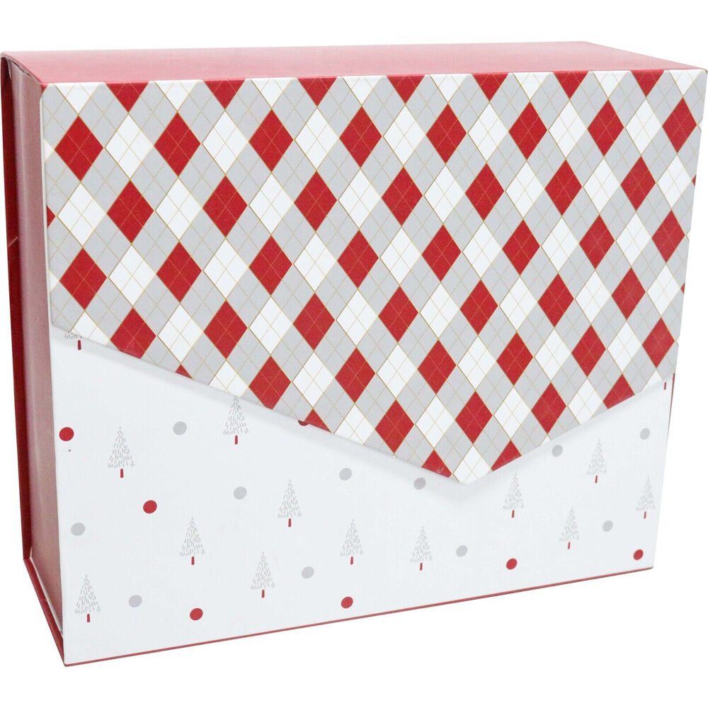 LVD Christmas New Bone China Drinking Mugs Gift Set 5.5x10cm Red/White (4 Pieces) — image 2
