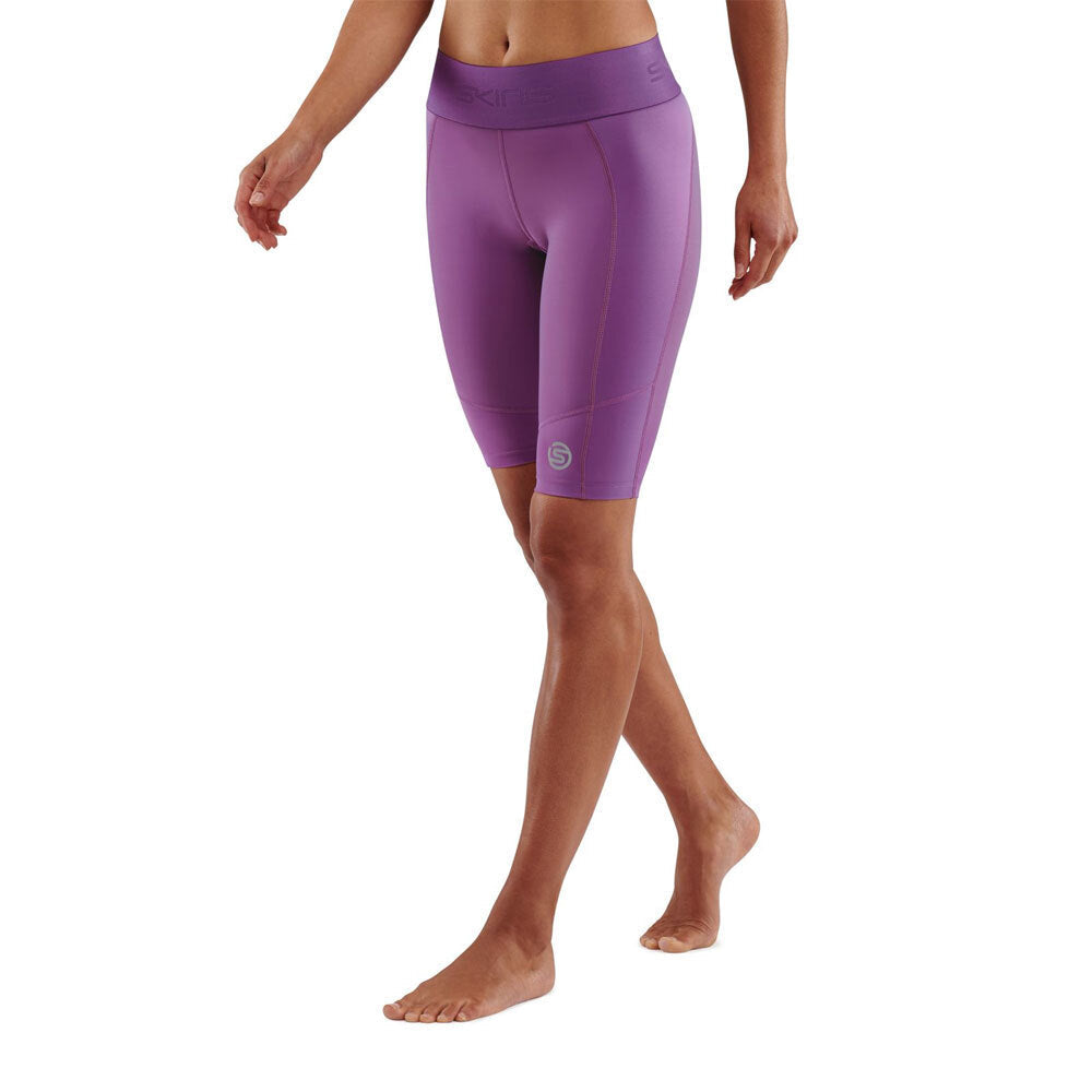 Skins Compression Series 3 Womens Half Tights Activewear/Training Amethyst — S S