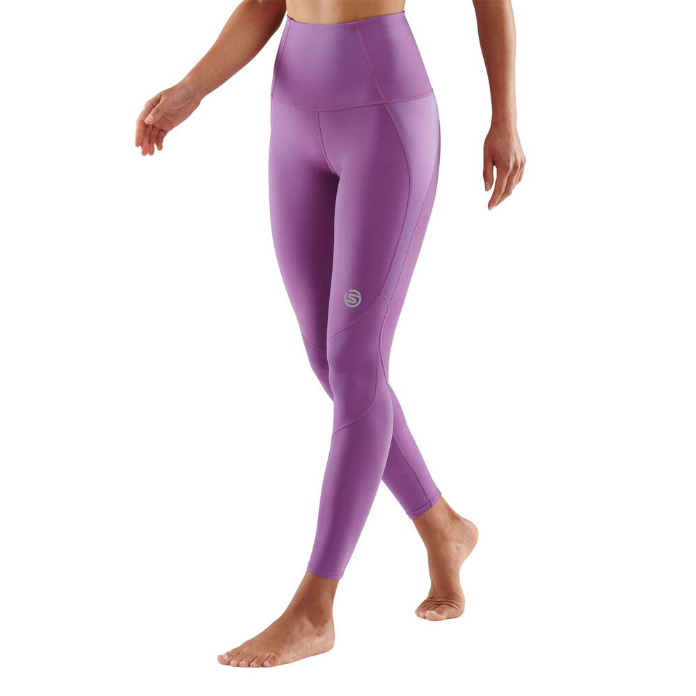 Skins Compression Series 3 Womens Skyscraper Tights Activewear/Gym Amethyst — S S