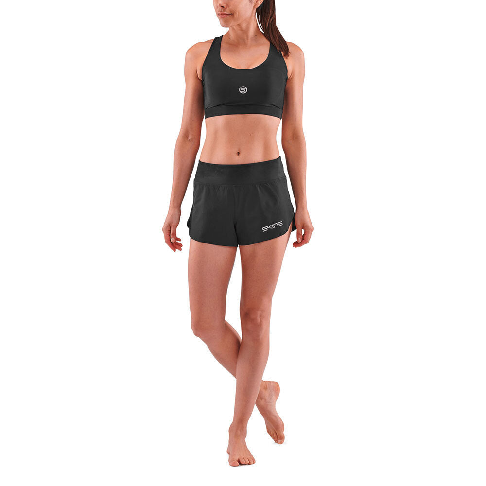 Skins Compression Series 3 Womens S Elite Bra Training/Activewear/Gym Black