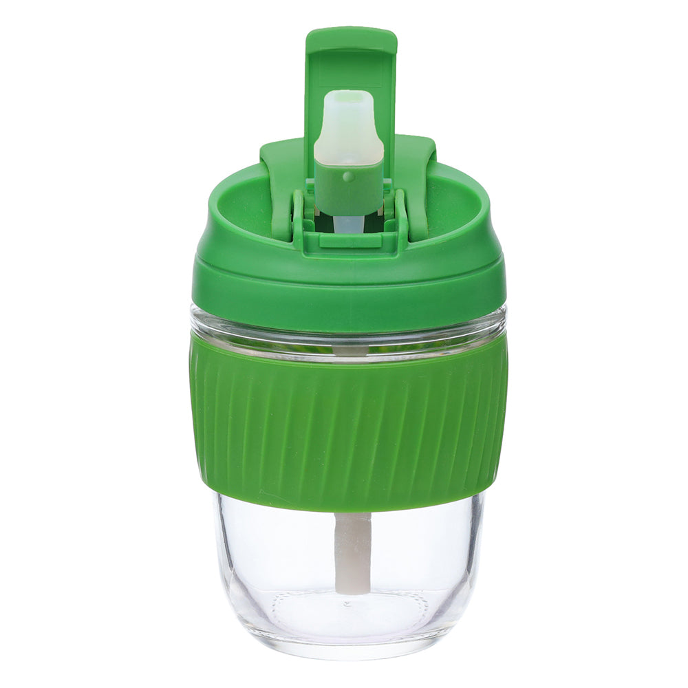 Kuvings Small Reusable Glass/Silicone Travel Coffee Cup Mug - 360ml - Green (2 Pack) — image 2