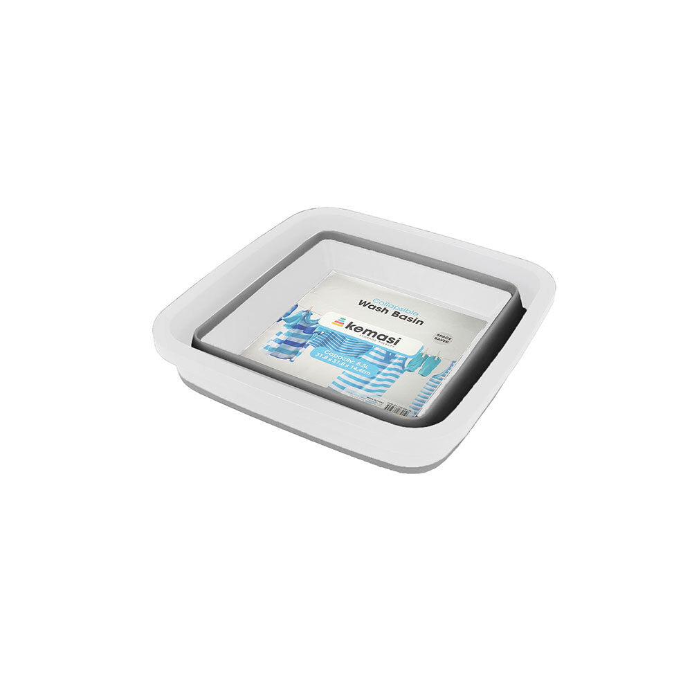 Kemasi Collapsible Portable Kitchen Sink Foldable Washing Basin Square — image 2