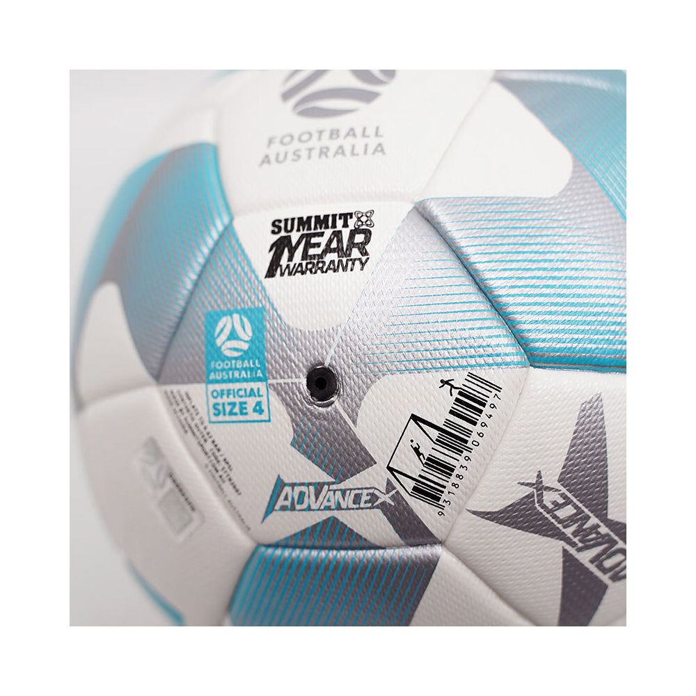 Football Australia Summit Advance x Trainer Durable Soccer Ball Size 4 Blue — image 2