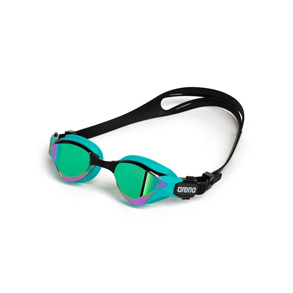 Arena Emerald/Peacock Cobra Tri Swipe Mirror Goggles Swimming Eye Protection