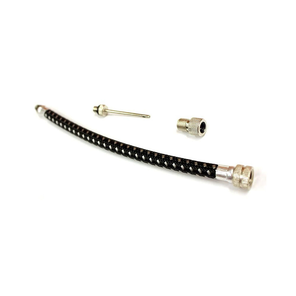 Summit Global Adapter Bike Pump Hose & Needle w/ Presta & Schrader Valve Black — image 2