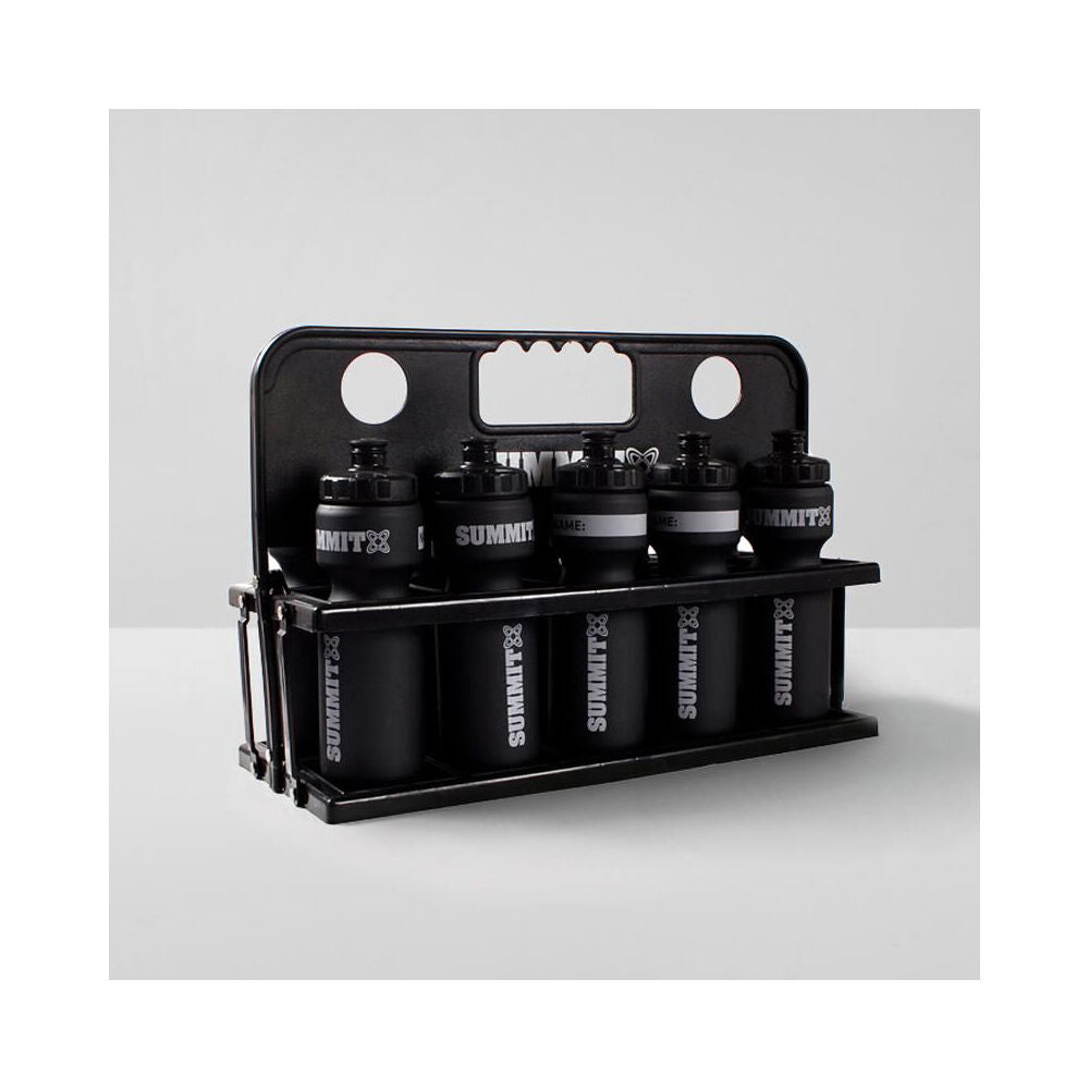 Summit Global 10-Bottle Portable Foldable Water Bottle Carrier/Holder Black — image 2