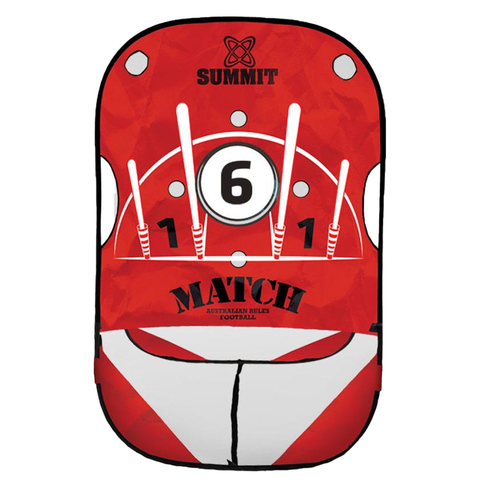 Summit Global Summit 1.6x1M AFL Training Pop-Out/Fold-Away Handball/Passing Target with Bag RD