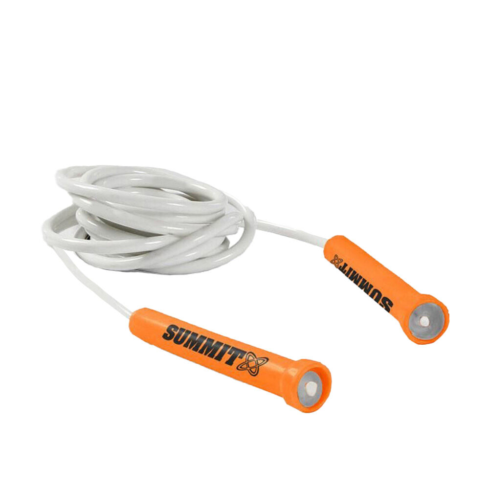 Summit Global Durable Fitness Skipping Jumping Training Rope 2.1m Orange