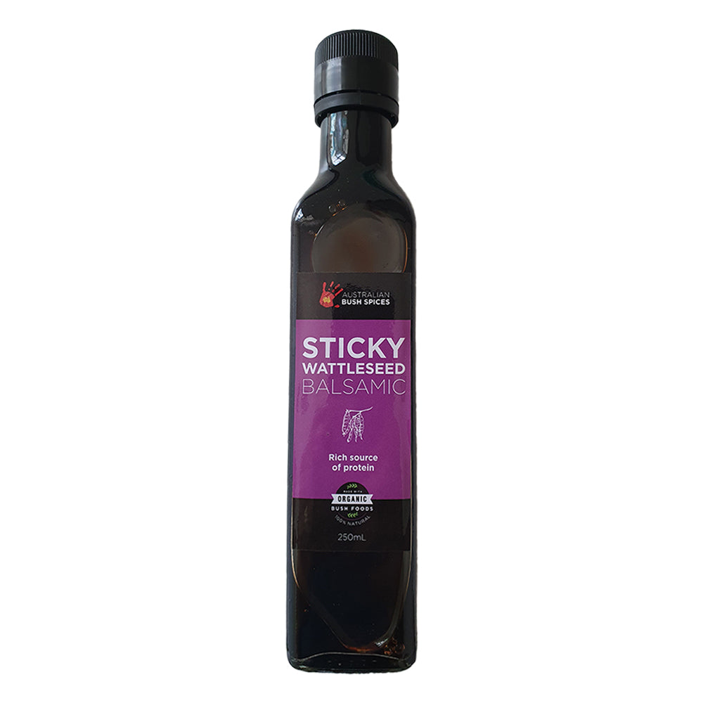 Australian Bush Spices Sticky Wattleseed Balsamic Vinegar Bottle 250ml Cooking — image 2