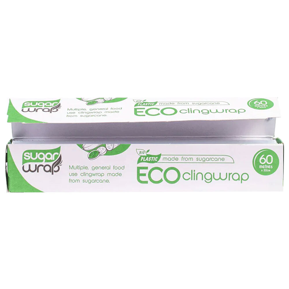 Sugarwrap Eco Durable Sugar Cane Thin Cling Film Plastic Wrap 30cm x 60m — image 5