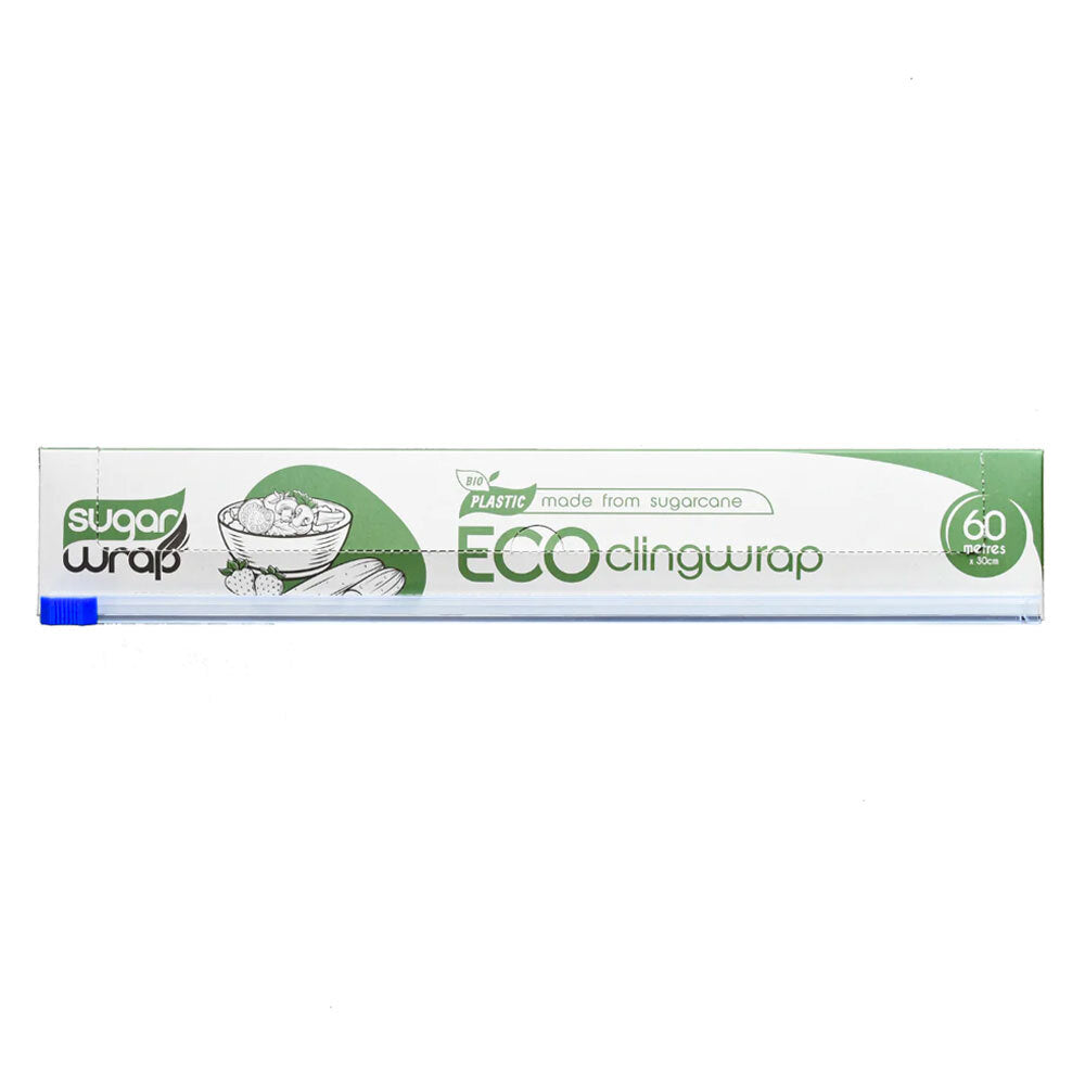 Sugarwrap Eco Durable Sugar Cane Thin Cling Film Plastic Wrap 30cm x 60m