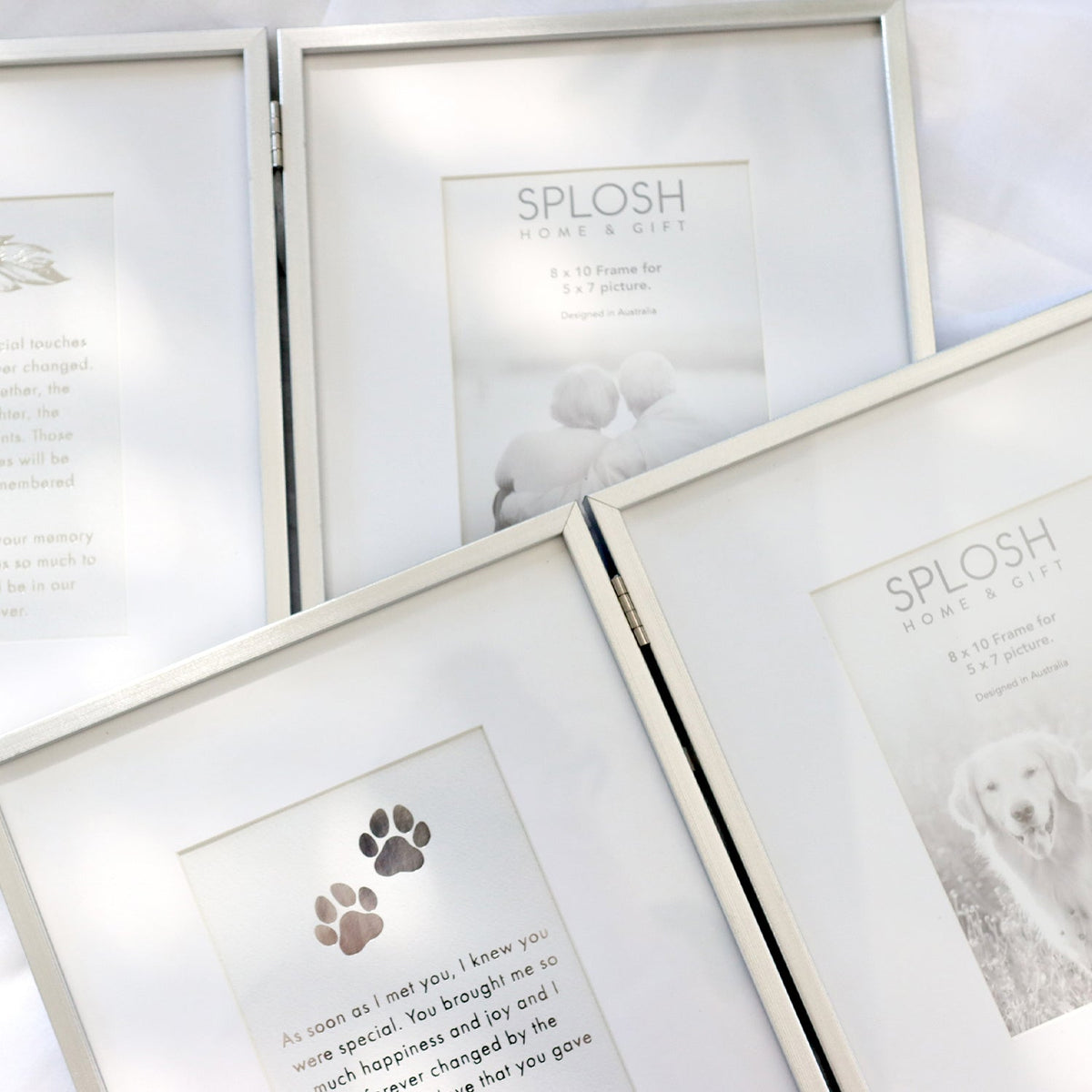 Splosh Sympathy In Loving Memory Photo Frame/Double Picture Display 29x47cm — image 2