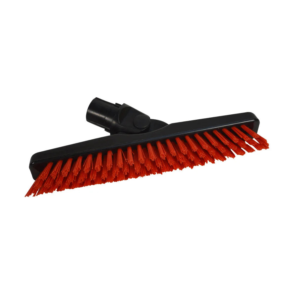 SYR Household Floor Scrubber Grout Brush 23cm Head Indoor/Outdoor Cleaner Red