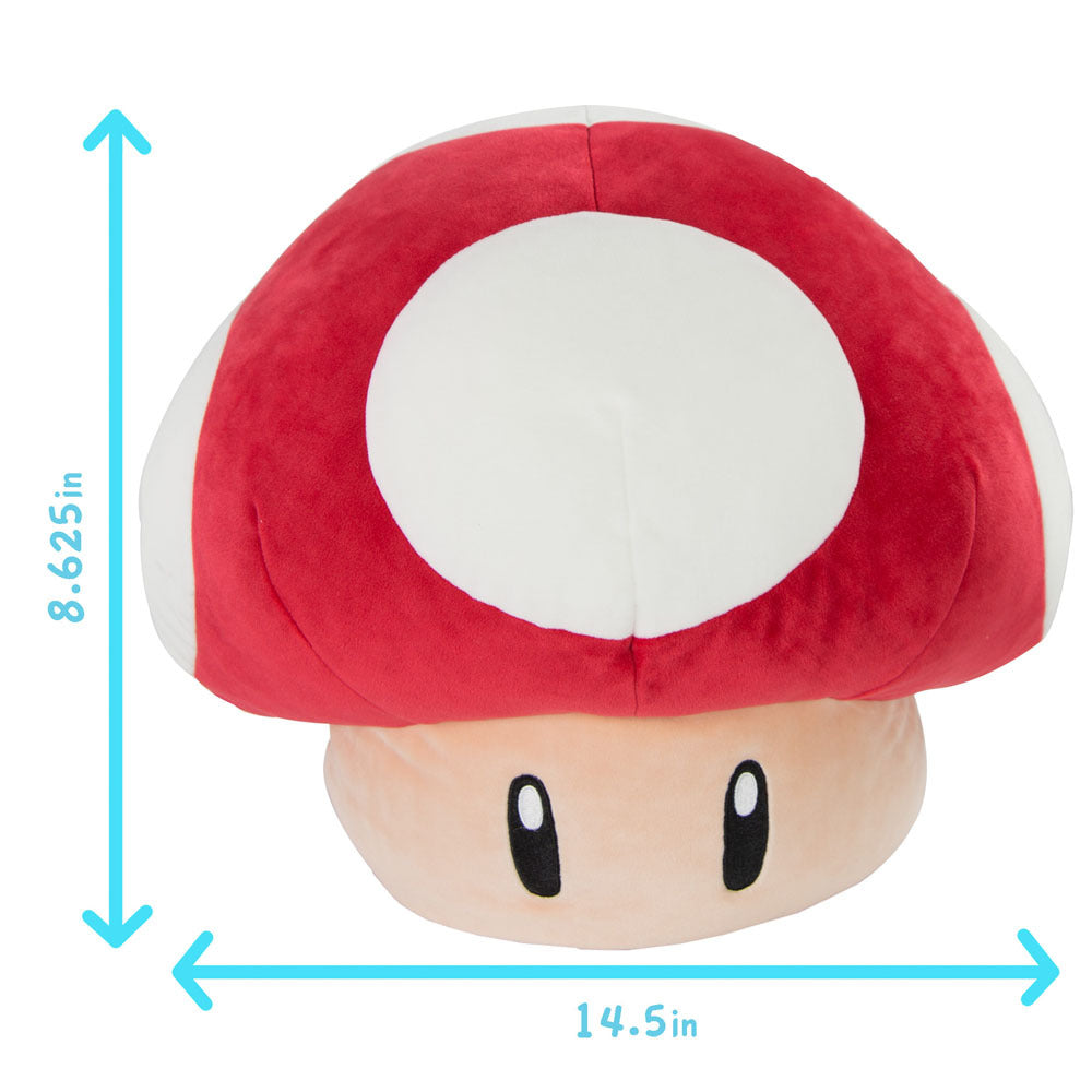 Mocchi Mocchi Mega Nintendo Mario Mushroom Plush Filling Soft Cuddle Toy 3Y+ — image 2