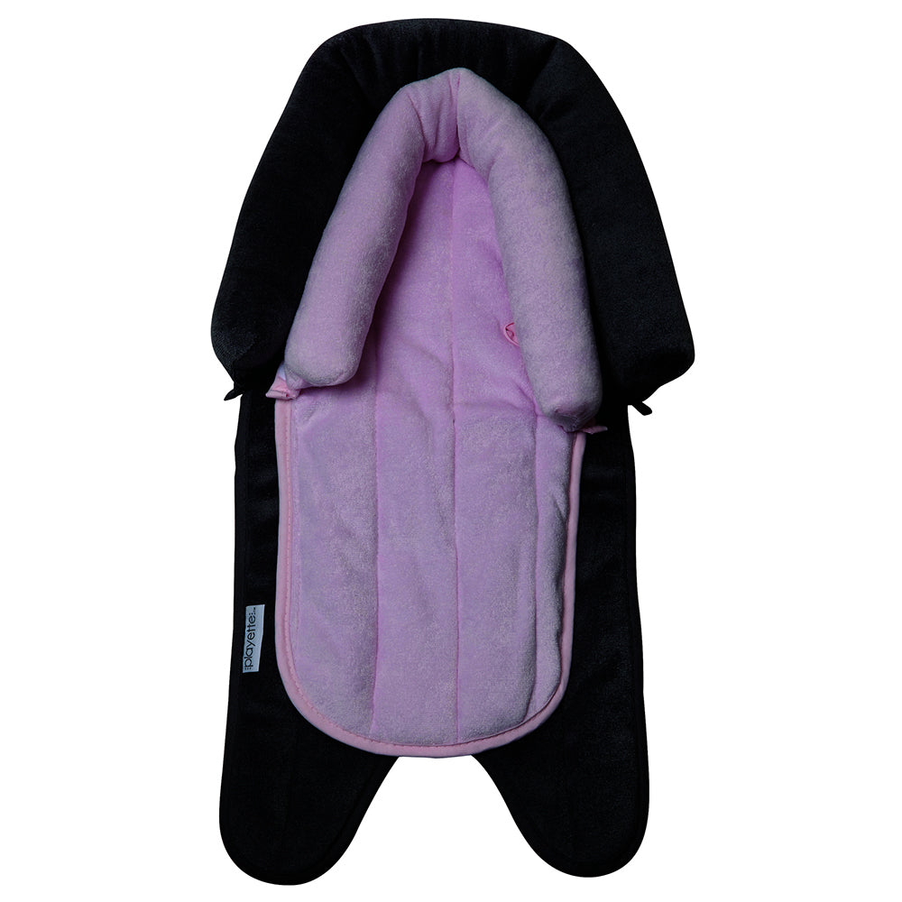 Playette 2-in-1 Baby/Infant Sleeping Neck/Head Cushion Support Charcoal Pink — image 2