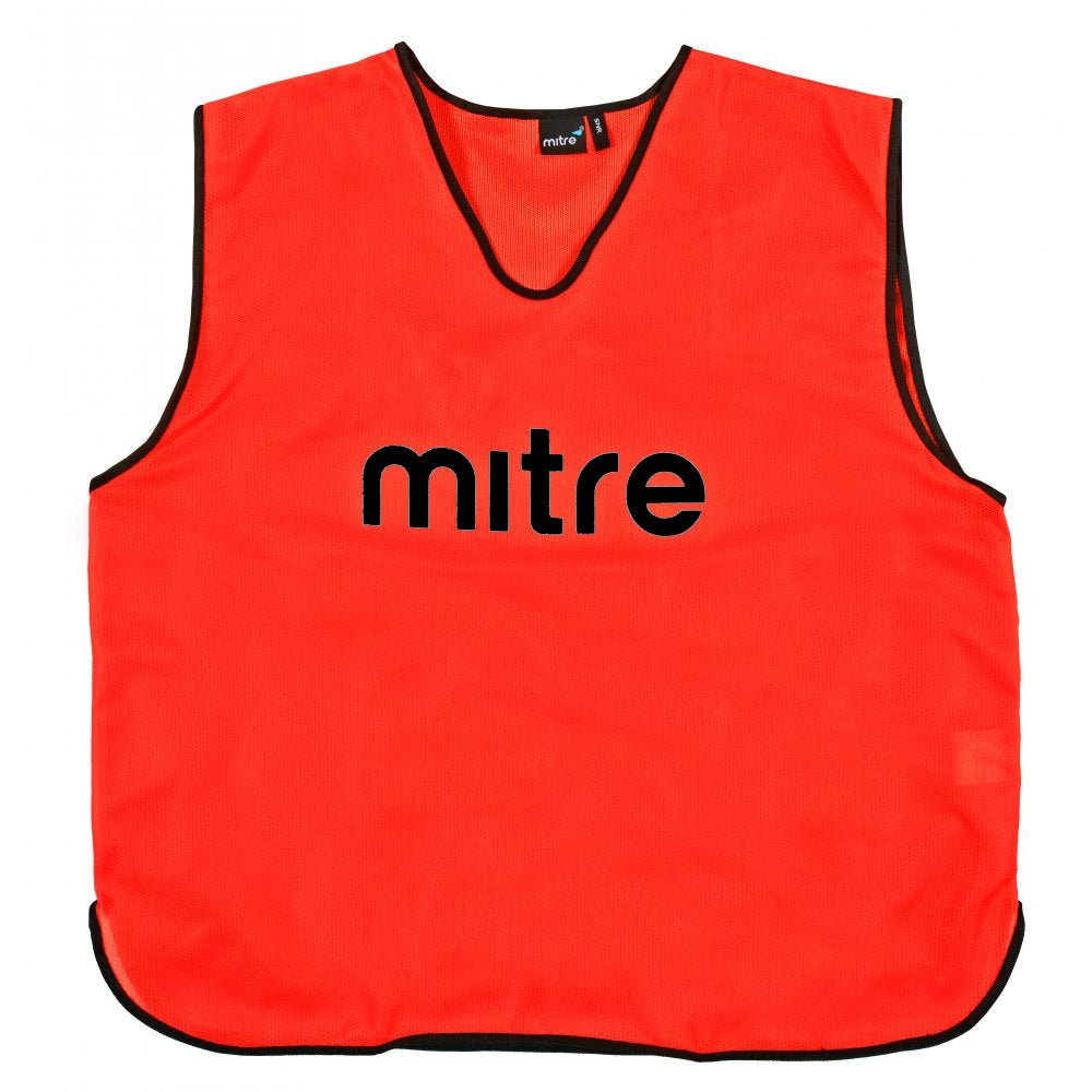 Mitre XXL Family Running/Soccer/Rugby/Basketball Sports Vest Training Bibs Red — image 2