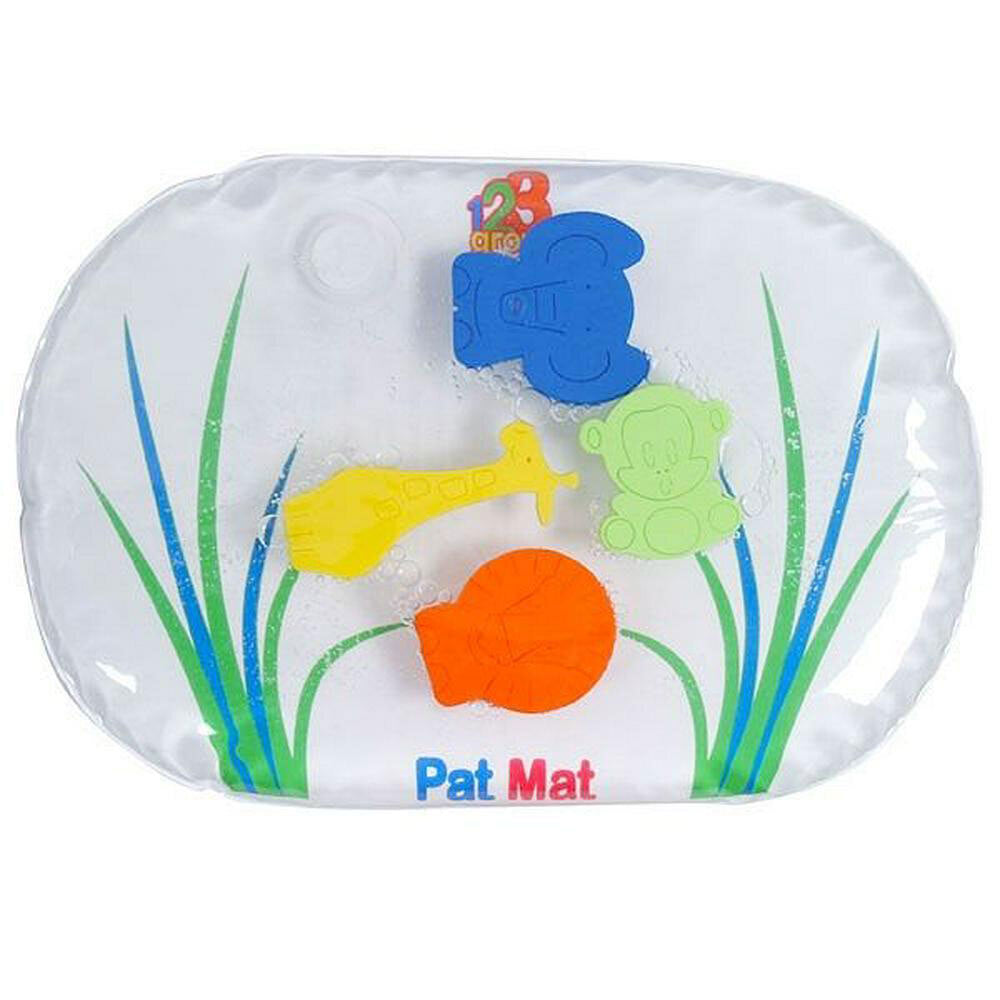 123grow 123 Grow 38x23cm Pat Mat Junior Water-Filled Jungle Safari Interactive Baby 6m+