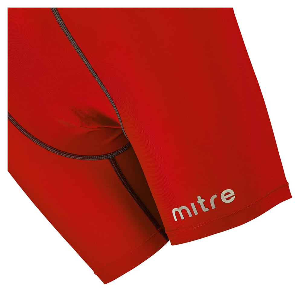Mitre Neutron Compression Shorts Size LG Men Sport Activewear/Gym Tights Scarlet — image 2