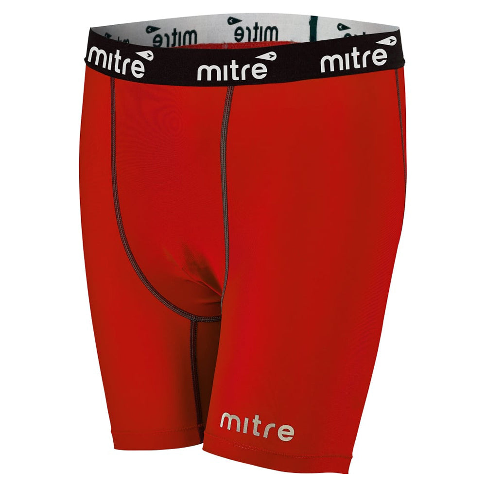 Mitre Neutron Compression Shorts Size XS Men Sport Activewear/Gym Tights Scarlet