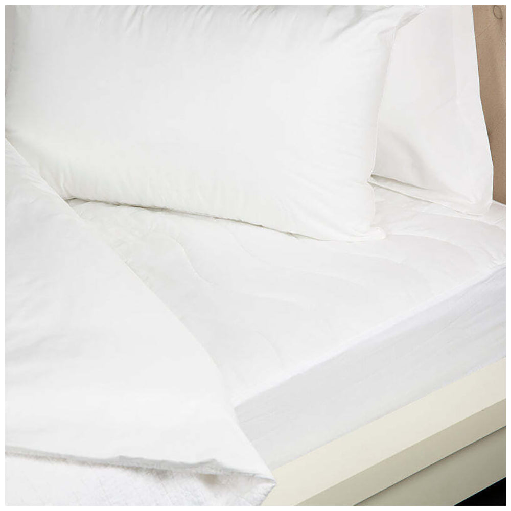 Tontine 138x188cm Comfortech Quilted Waterproof Mattress Protector Double Bed — image 2