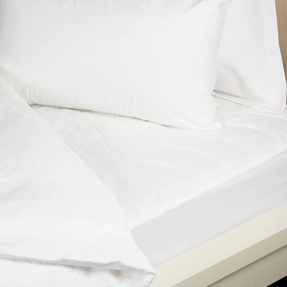 Tontine Comfortech Queen Waterproof Fitted Quilted Cotton Top Mattress Protector — image 2