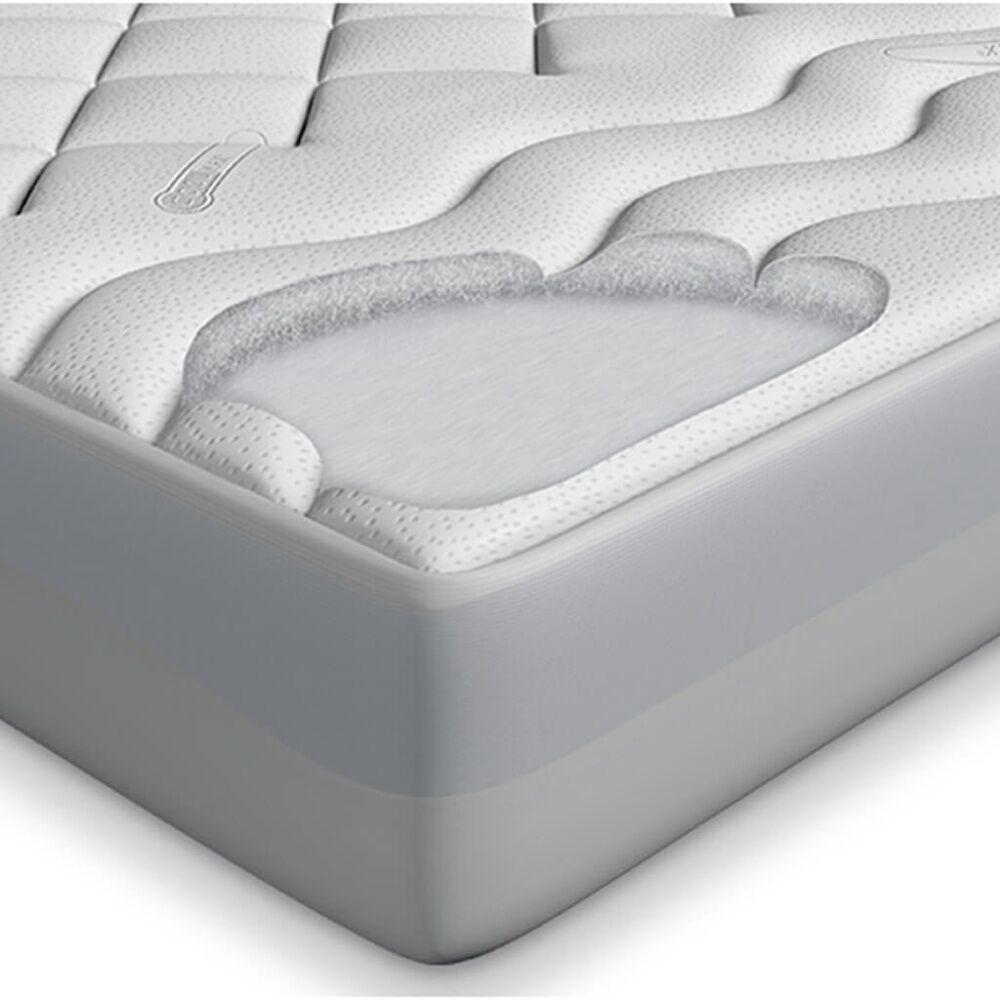 Tontine 152x203cm Reversible Coolmax Quilted Mattress Topper Queen Bed White — image 4