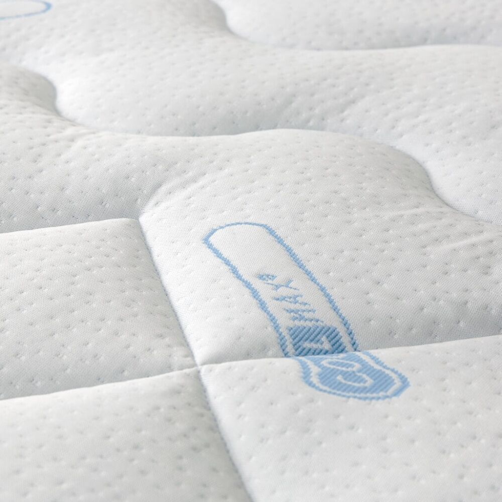 Tontine 152x203cm Reversible Coolmax Quilted Mattress Topper Queen Bed White — image 3