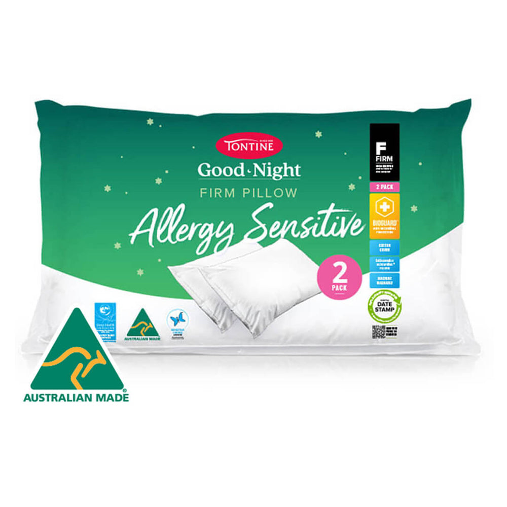 Tontine Good Night Allergy Sensitive Sleep/Bedding Pillow Firm/High Profile (2 Pieces) — image 2