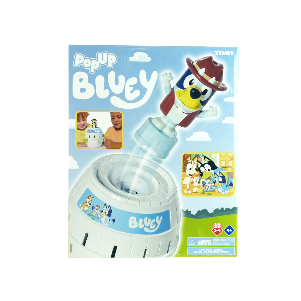 Tomy Pop Up Bluey Board Game Interactive Play Toy 22x27cm Kids/Children 4y+