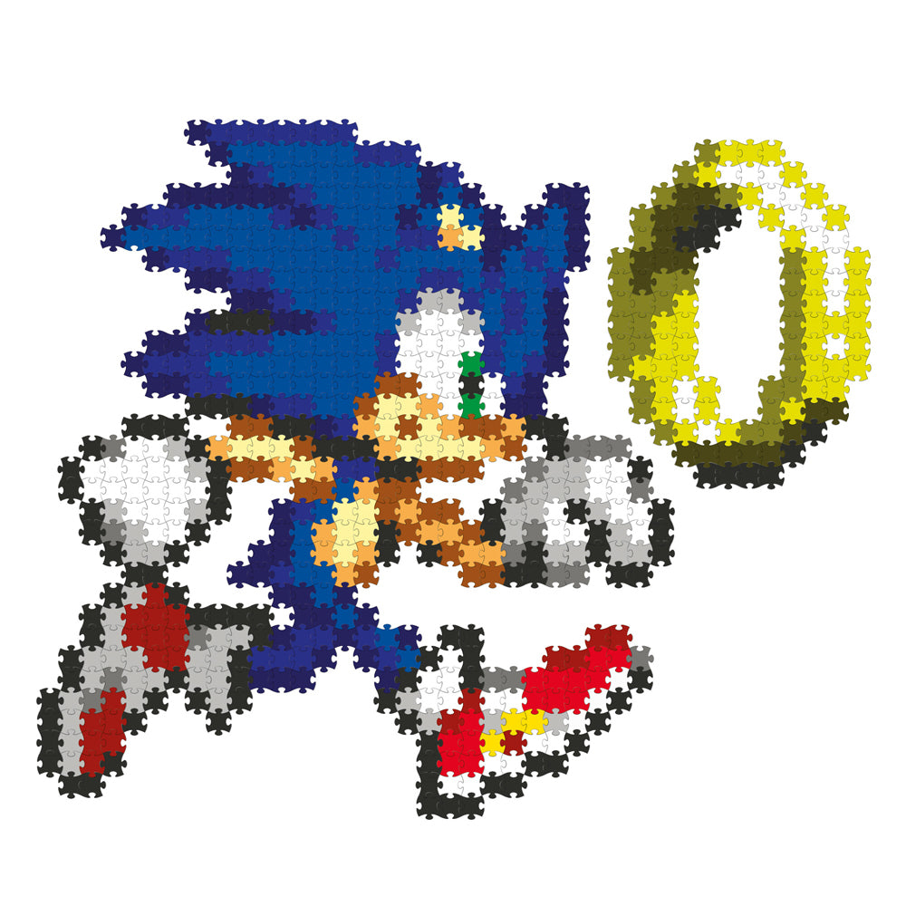 Jixelz Remix Sonic the Hedgehog + Ring Kids/Child Jigsaw Puzzle Set 8y+ (750 Pieces) — image 5