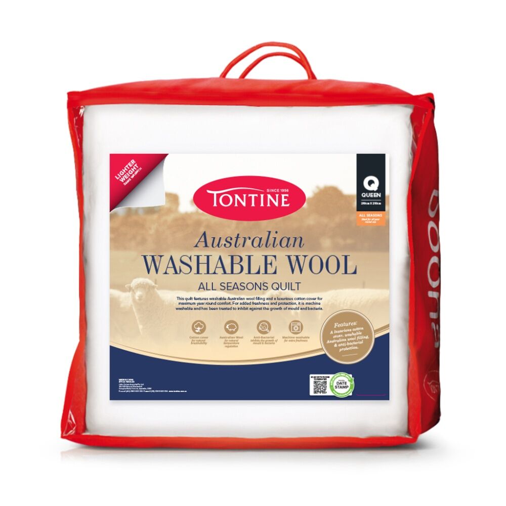 Tontine Lightweight Australian Washable Wool Quilt All Seasons