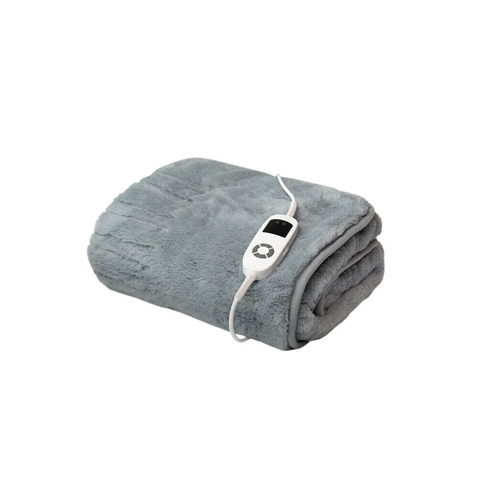 Tontine Luxuriously Warm & Soft Electric Heated Throw 120x160cm Pewter Blue — image 2