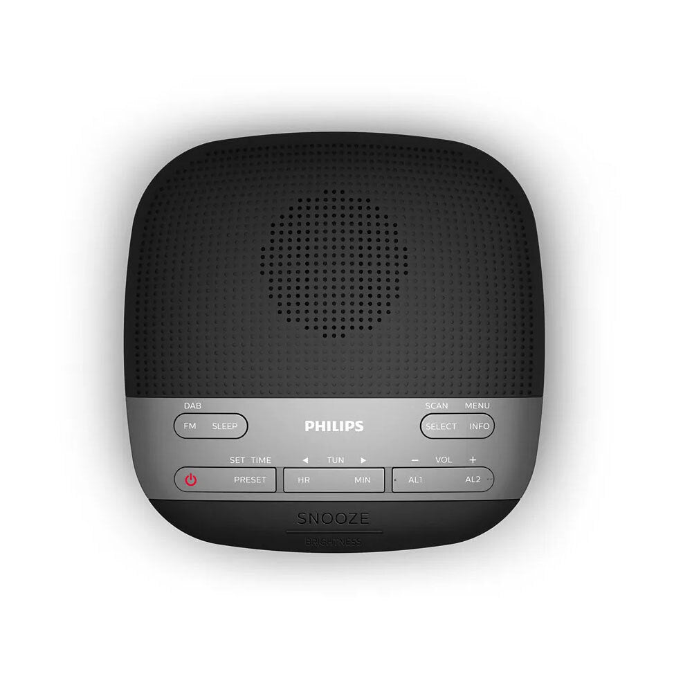 Philips 13cm Black LCD Digital Dab+/fm/dab Clock Radio/Dual Alarm/Tuner/Timer — image 3