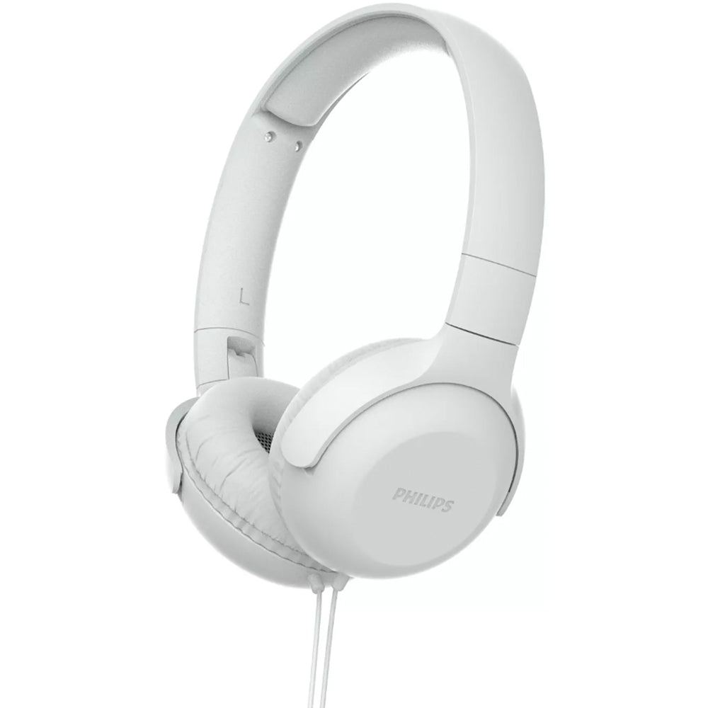 Philips Upbeat Series 2000 On-Ear Wired Headphones w Built-In Mic/3.5mm — White