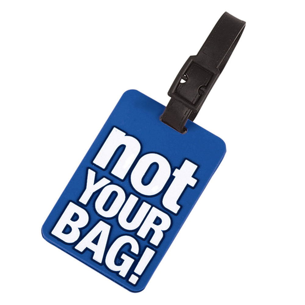 Tosca Attitude Travel Luggage Suitcase Name/Address Bag Tag - Not Your Bag