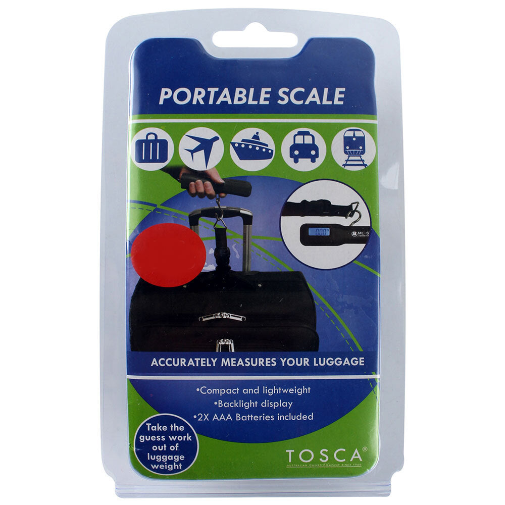 Tosca Portable Luggage/Suitcase Bag Digital Weight Measuring Compact Scale — image 2