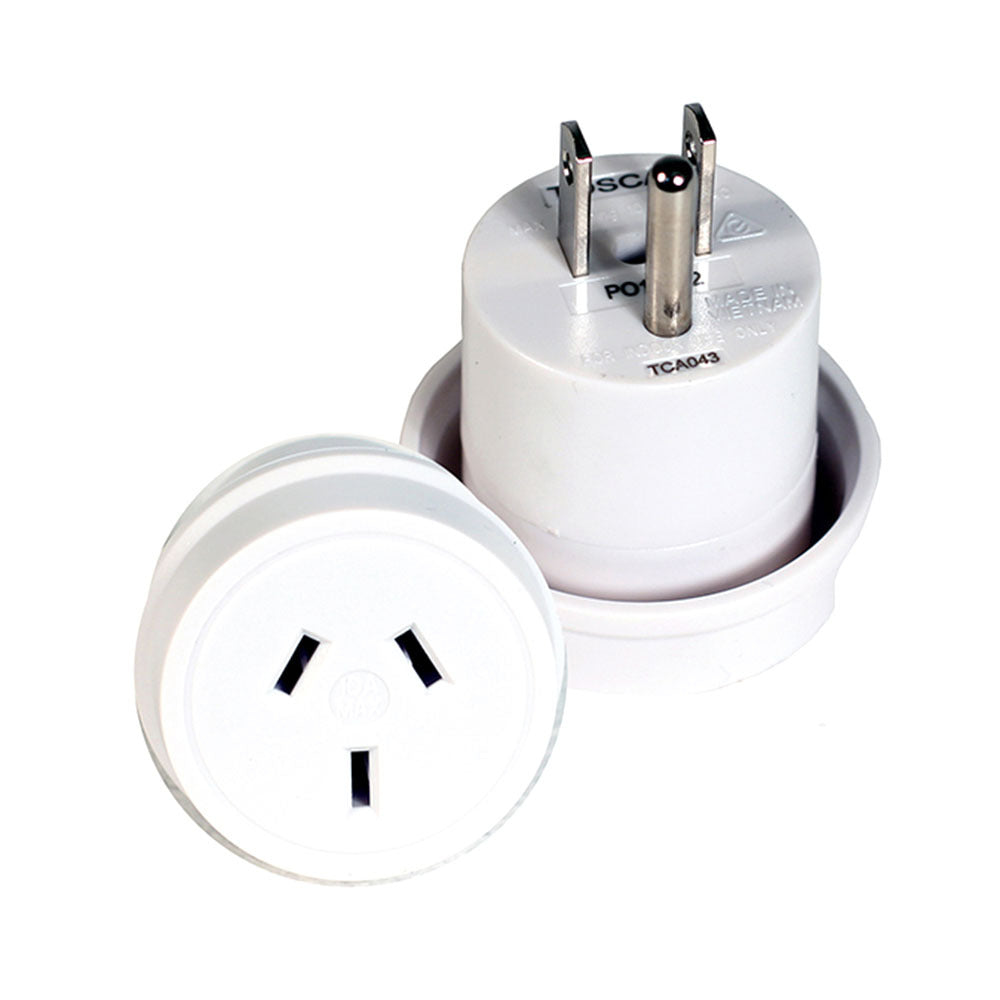 Tosca OB Travel Compact Power Adapter Converter Plug - USA Compatibility
