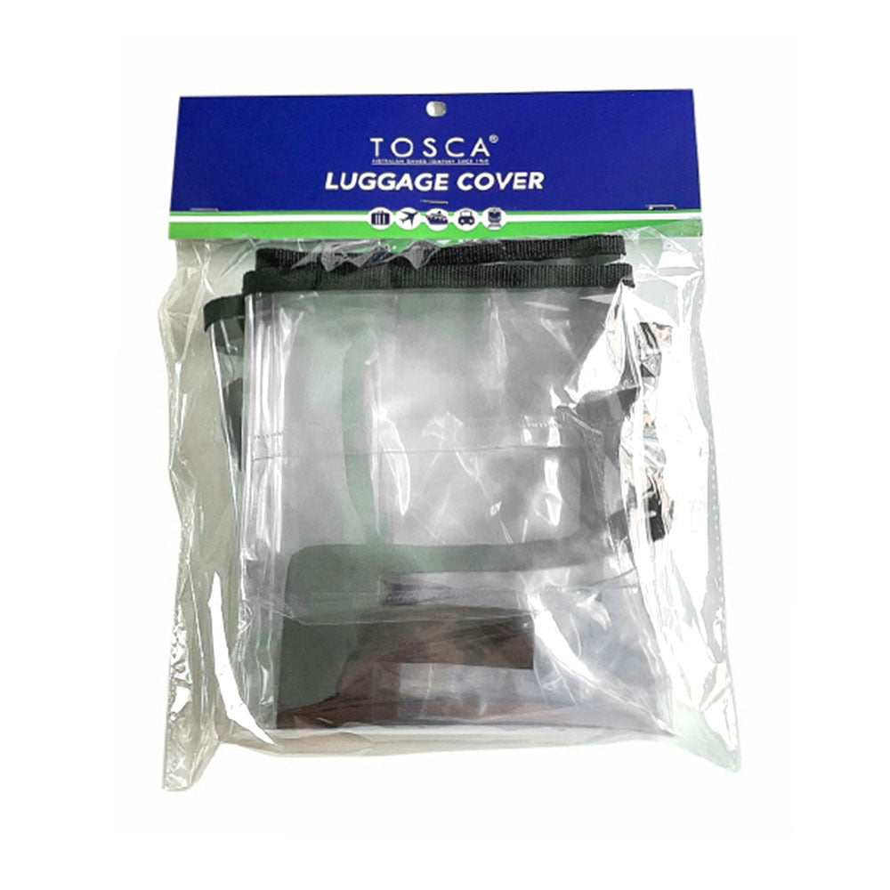 Tosca Clear Trolley Bag Protection Luggage/Suitcase Cover Case - Medium