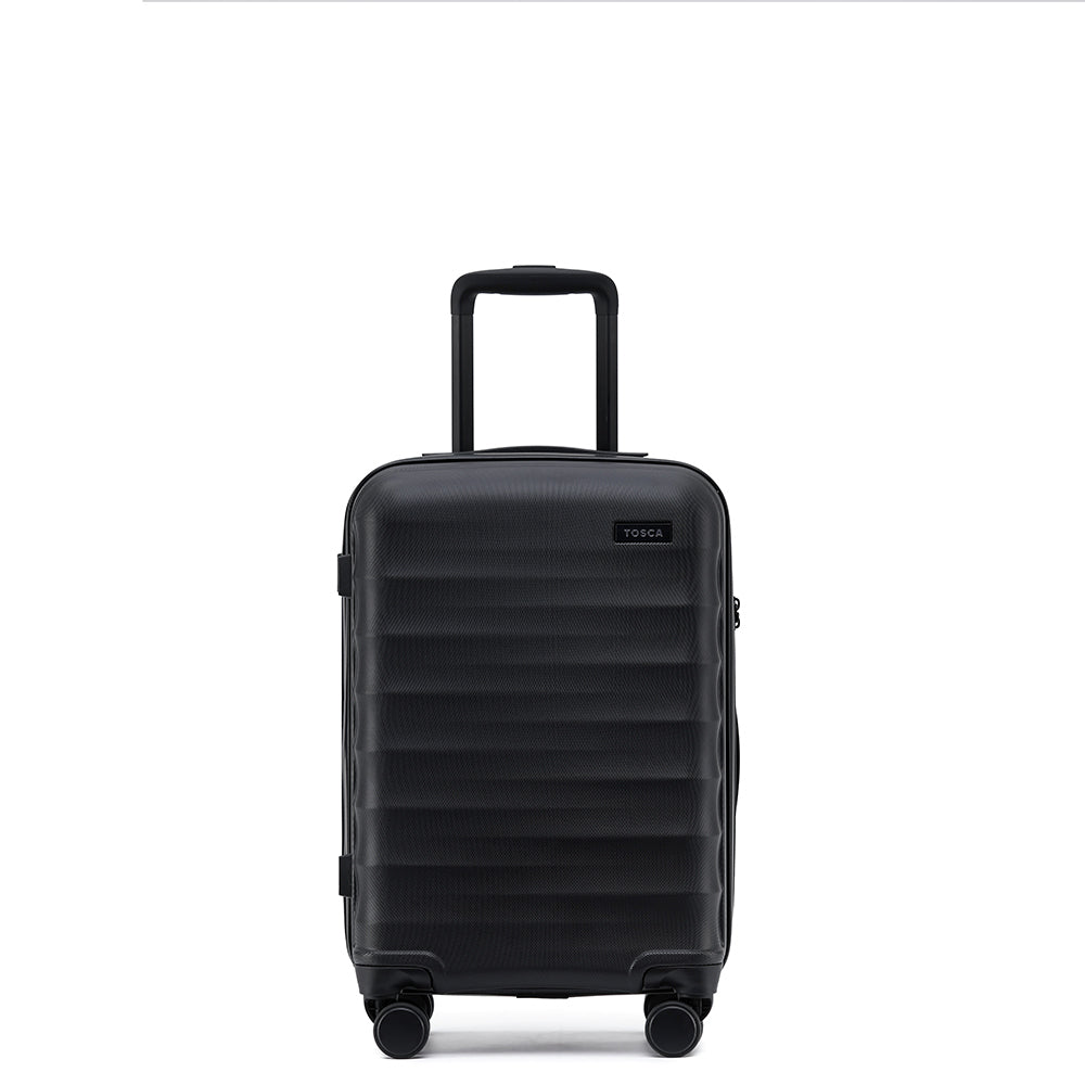 Tosca Interstellar 2.0 Hard Shell Travel Suitcase Luggage 20" Small - Black