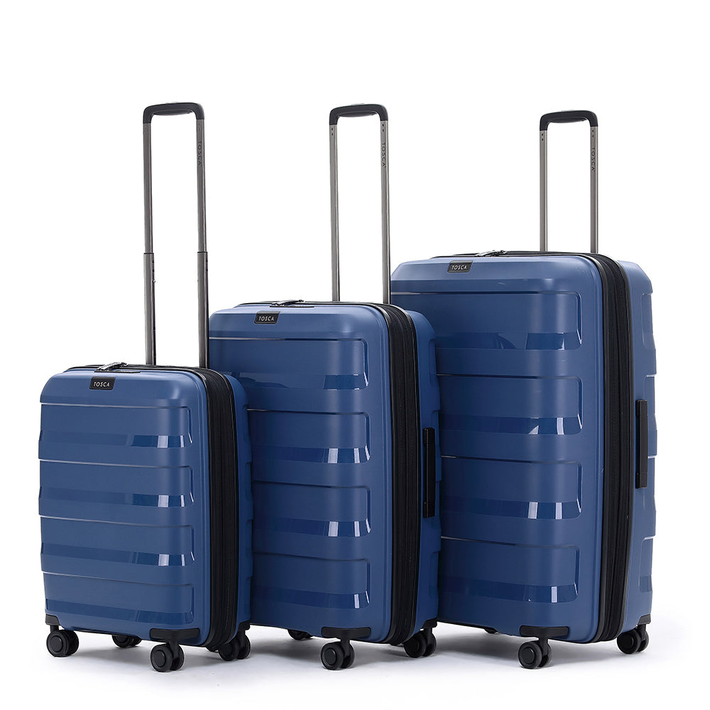 Tosca Comet Wheeled Suitcase Luggage Set - Storm Blue (3 Pieces) — image 2