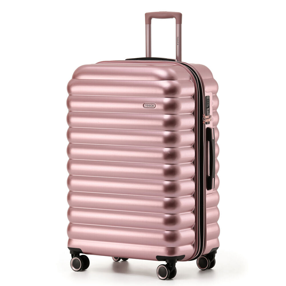 Tosca Como Large Lightweight Trolley Hard Case Suitcase 77cm Rose Gold — image 2