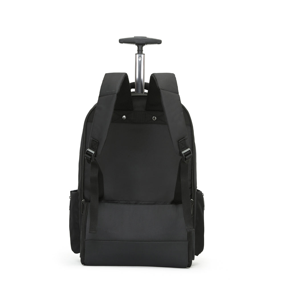 Tosca Oakmont Trolley Wheeled Ballistic Fabric Backpack Bag 50x35x25cm - Black — image 4