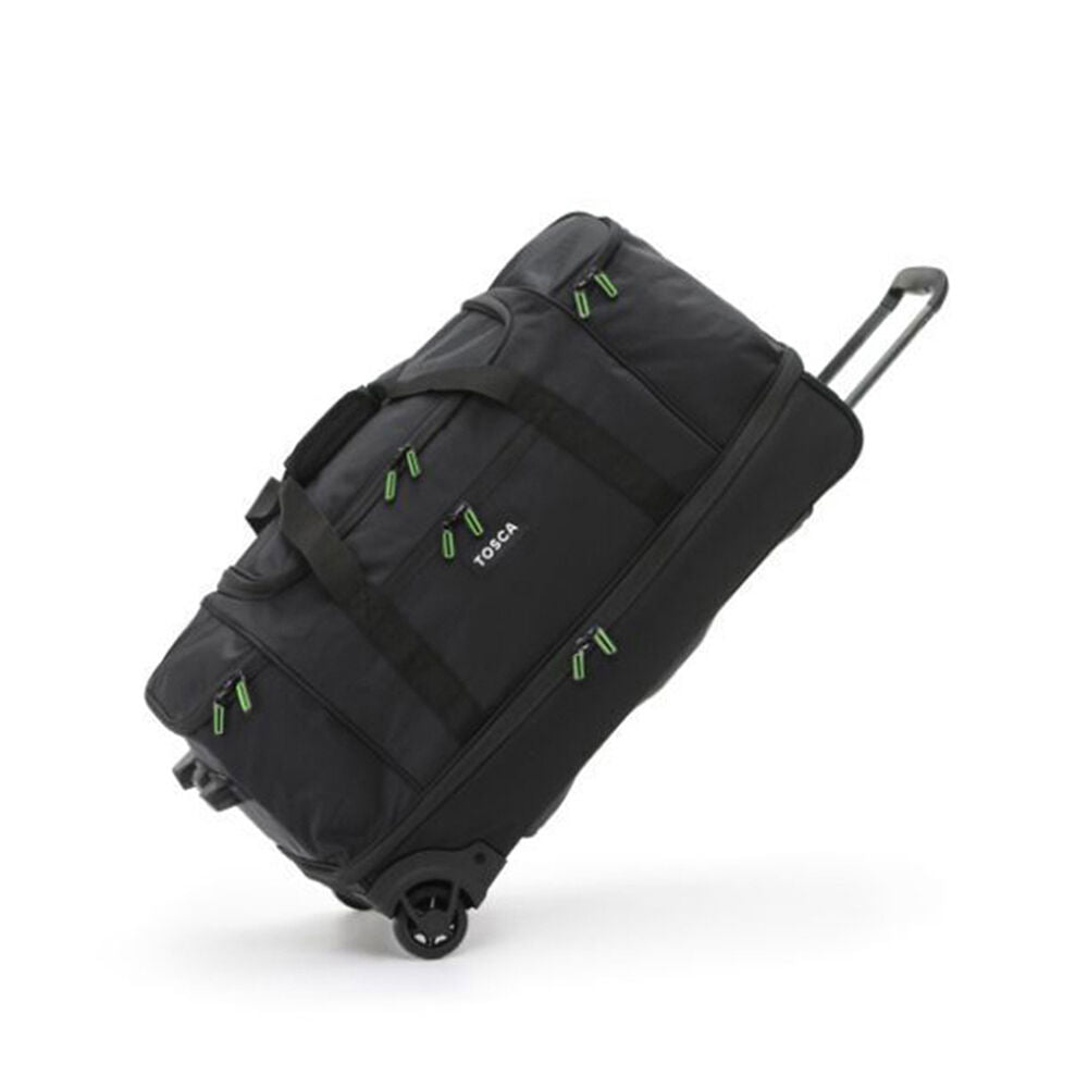 Tosca 70cm Split Comp Outdoor Travel Luggage Trolly/Wheelie Bag Black/Grey
