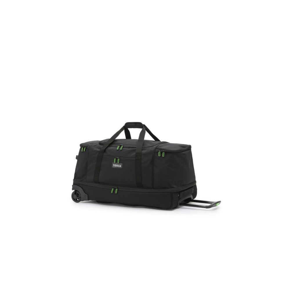 Tosca 70cm Split Comp Outdoor Travel Luggage Trolly/Wheelie Bag Black/Grey — image 2