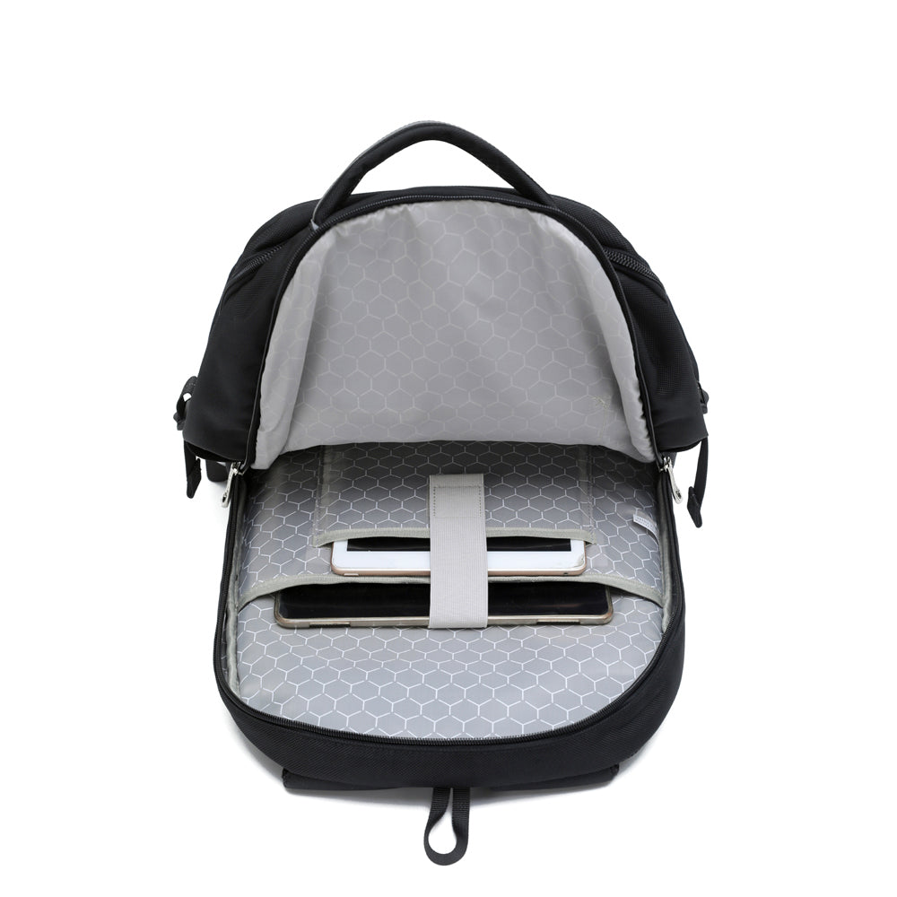 Tosca 48cm Deluxe 15.6" Laptop Padded Backpack - Black